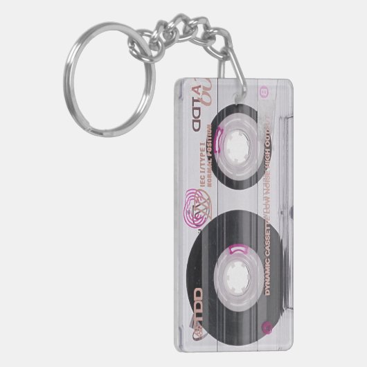cassette sleutelhanger (Voorkant Links)