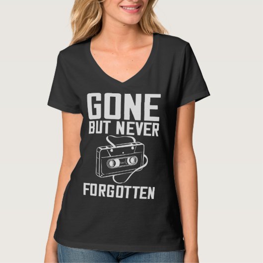 Cassette Tape Music Player Recorder Mix Audio Coll T-shirt (Voorkant)