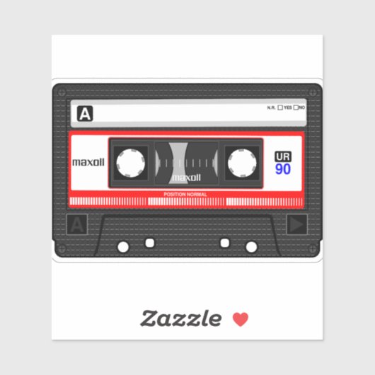 Cassette tape. sticker (Vel)