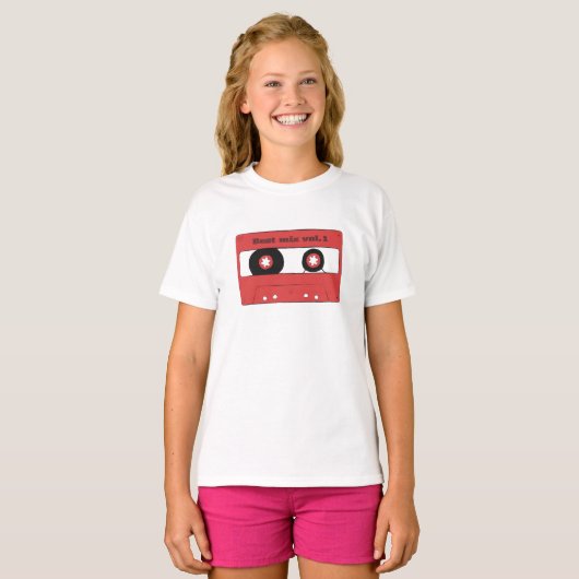 Cassette Tape T-Shirt (Voorkant volledig)