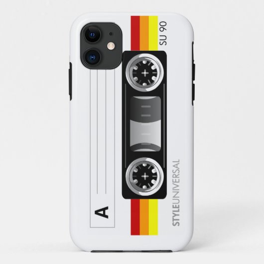 Cassette-tapelabel warm iPhone 5-hoesje Case-Mate iPhone Case (Achterkant)