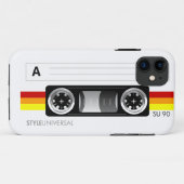 Cassette-tapelabel warm iPhone 5-hoesje Case-Mate iPhone Case (Achterkant (horizontaal))