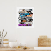 Cassette Tapes Nell Poster (Keuken)