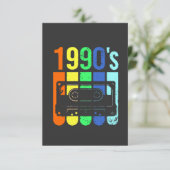 Cassette van 1990 bedankkaart (Staand voorkant)