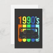 Cassette van 1990 bedankkaart (Voorkant / Achterkant)