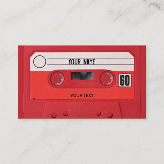 Cassette Visitekaartje (Voorkant)