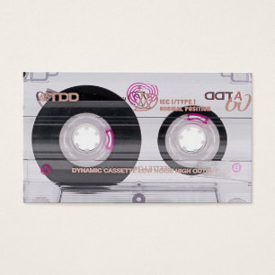 cassette visitekaartje