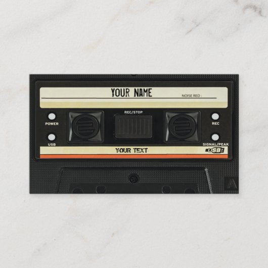 Cassette Visitekaartje (Voorkant)