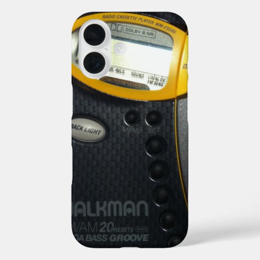 Cassette Walkman Case-Mate iPhone Case (Achterkant)