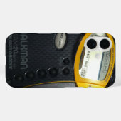 Cassette Walkman Case-Mate iPhone Case (Achterkant (horizontaal))