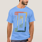 Cassetteape Mitape Best 80S Music family T-shirt (Voorkant)