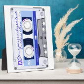 cassetteband - blauw - fotoplaat (Zijkant)