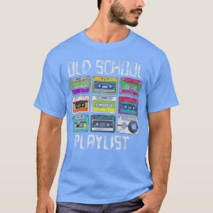 Cassetteband Muziek Retro 80s Afspeellijst meisjes T-shirt
