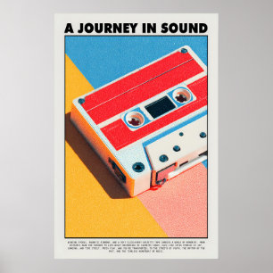 Cassetteband Poster Retro Muziekgunstwerk –