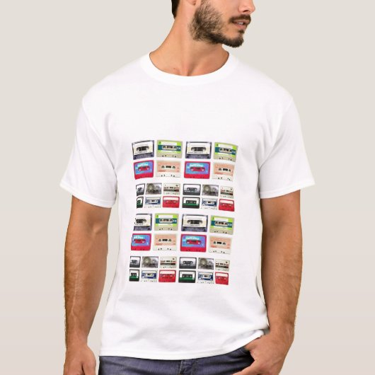 cassetteband t-shirt (Voorkant)