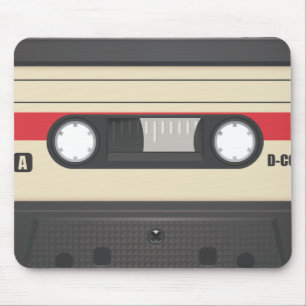 Cassetteband - Zonsondergang Rood Muismat
