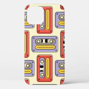 cassettebanden retro naadloos patroon. Vintage Case-Mate iPhone Case