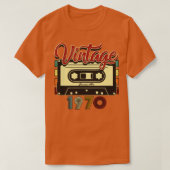  Cassettebandje 1970 met de grootste hits T-shirt (Design voorkant)