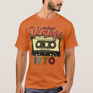  Cassettebandje 1970 met de grootste hits T-shirt
