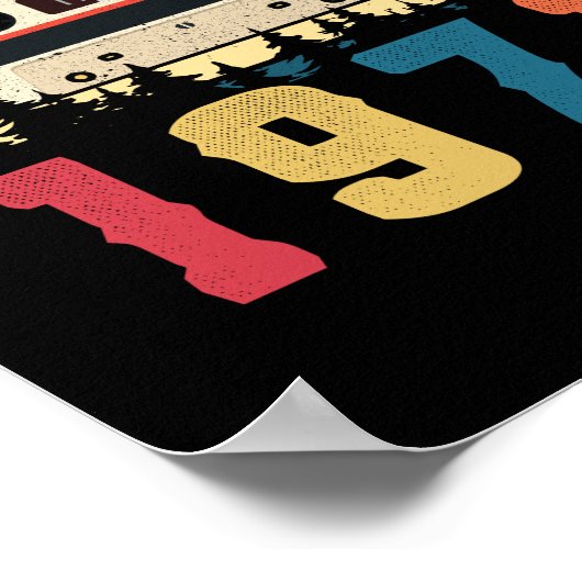  Cassettebandje 1971 Poster (Hoek)