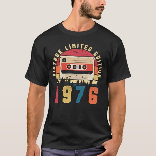  Cassettebandje 1976 T-shirt (Voorkant)