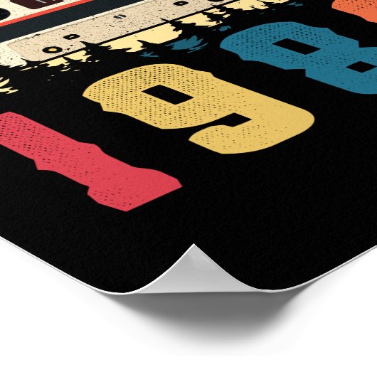  Cassettebandje 1982 Poster (Hoek)