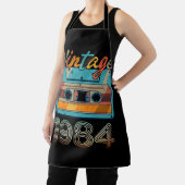  Cassettebandje 1984 Retro 39e verjaardag 39 Schort (Insitu)