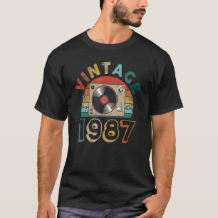 Cassettebandje 1987 35 jaar oud T-shirt