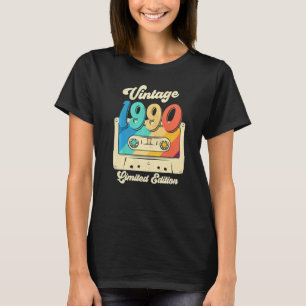 Cassettebandje 1990 32e 32 jaar oud De beste T-shirt