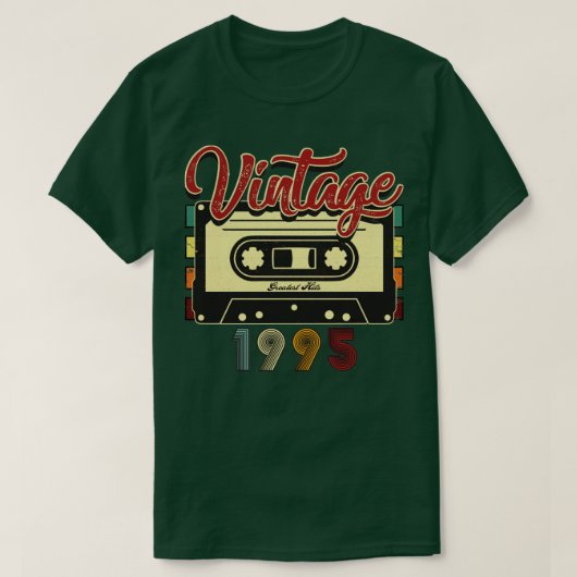 Cassettebandje 1995 met de grootste hits T-shirt (Design voorkant)