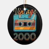  Cassettebandje 2000 Retro 23rd verjaardag 23 Keramisch Ornament (Links)