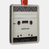 Cassettebandje 3 metalen ornament (Rechts)