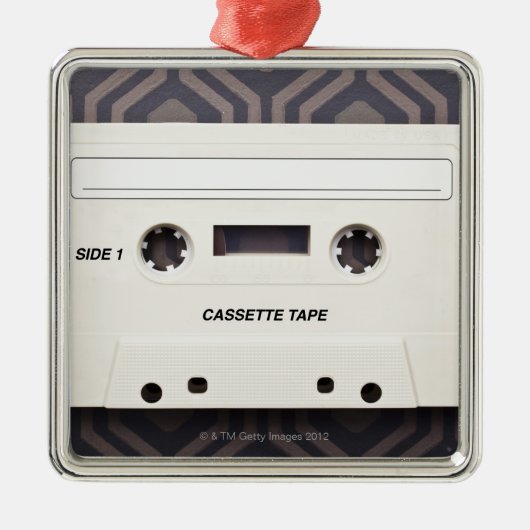 Cassettebandje 3 metalen ornament (Voorkant)