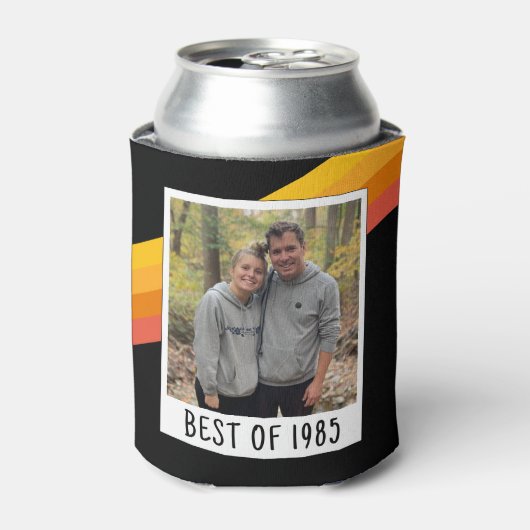 Cassettebandje 40e verjaardag Best of 1985 Beer Blikjeskoeler (Blikje Voorkant)