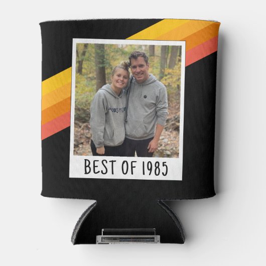 Cassettebandje 40e verjaardag Best of 1985 Beer Blikjeskoeler (Voorkant)