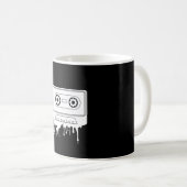 cassettebandje  80 - 90 s koffiemok (Voorkant rechts)