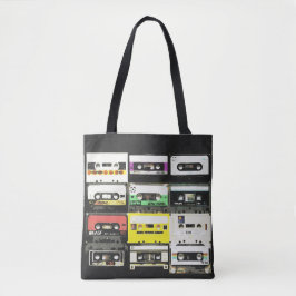 Cassettebandje 80's Retro van Music Lover Tote Bag