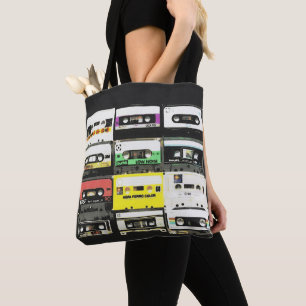 Cassettebandje 80's Retro van Music Lover Tote Bag