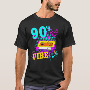 Cassettebandje 90's Vibe Retro Muziek uit de jare T-shirt