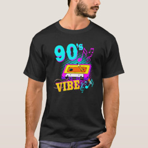 Cassettebandje 90's Vibe Retro Muziek uit de jare T-shirt
