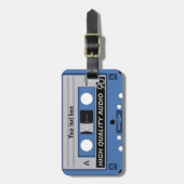 Cassettebandje aangepast bagagelabel (Voorkant verticaal)