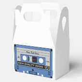 Cassettebandje aangepaste gunst doos bedankdoosjes (Geopend)