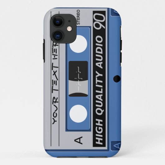 Cassettebandje aangepaste iPhone case-mate Case-Mate iPhone Case (Achterkant)