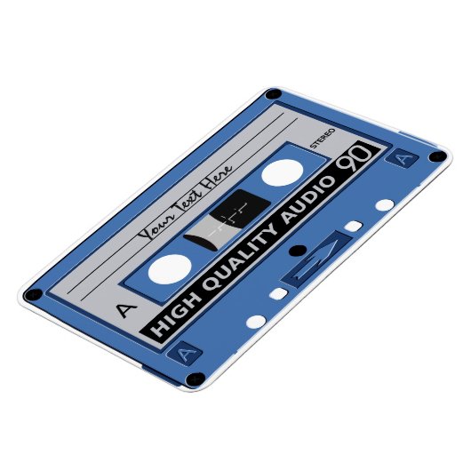 Cassettebandje aangepaste magneet (Linkerzijde)