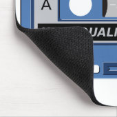 Cassettebandje aangepaste mousepad muismat (Hoek)