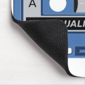 Cassettebandje aangepaste mousepad muismat (Hoek)