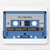 Cassettebandje aangepaste mousepad muismat (Voorkant)