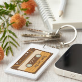 Cassettebandje Aangepaste Sleutelhanger (Voorkant Rechts)