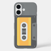 Cassettebandje-audiocassette Case-Mate iPhone Case (Achterkant)