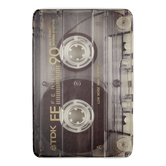 Cassettebandje Badmat (Voorkant Verticaal)